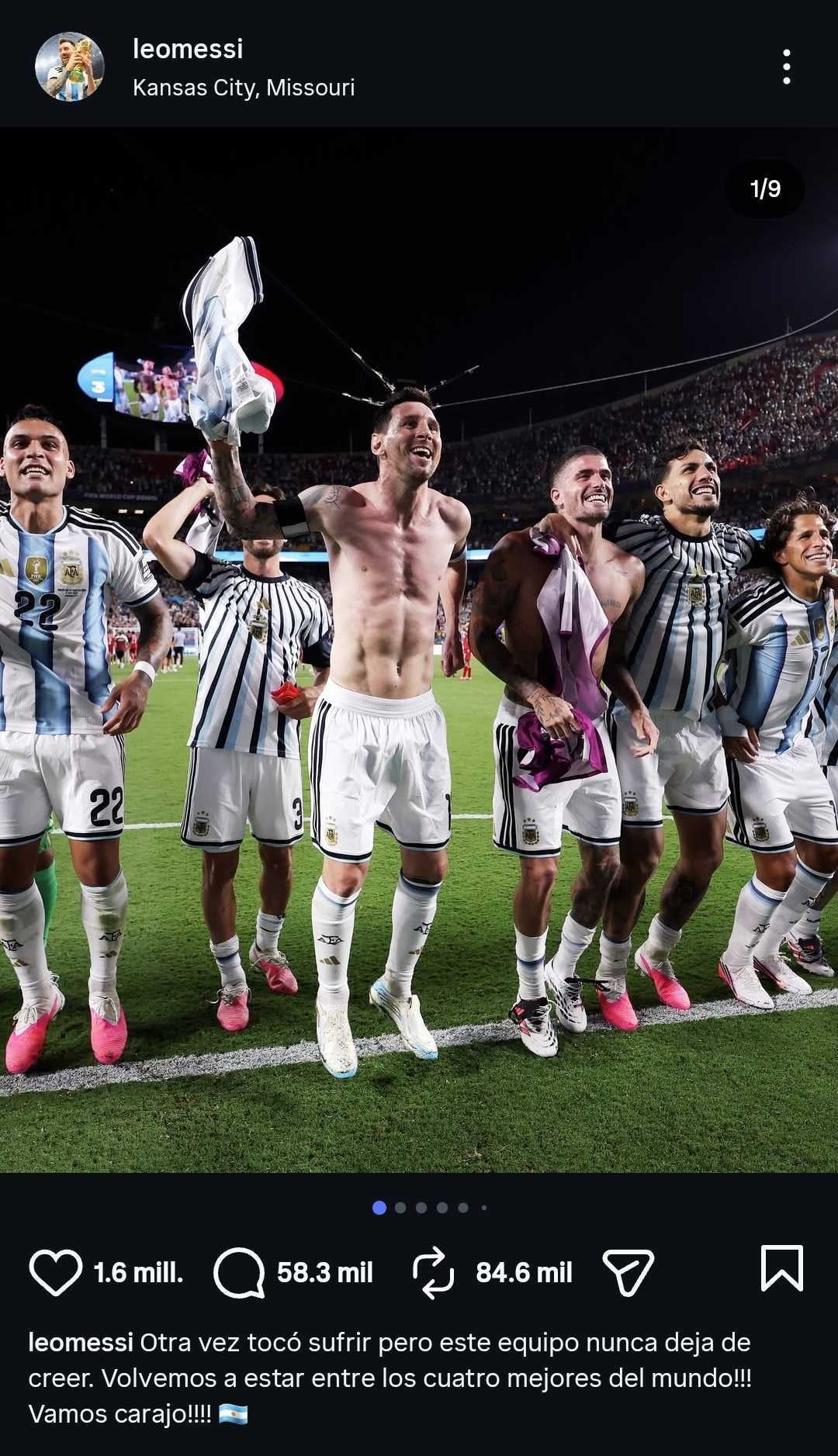 Lionel Messi aportó una asistencia ante Suiza
