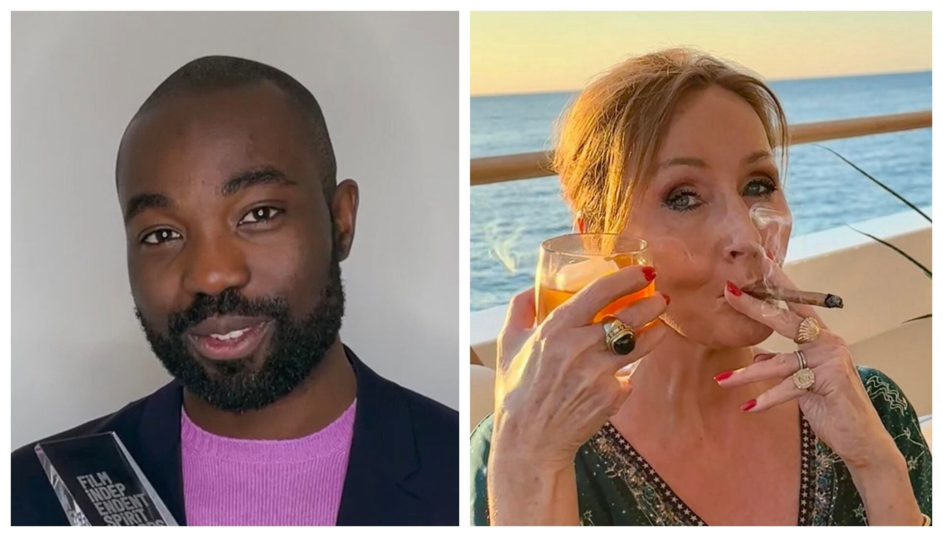 Paapa Essiedu expresó su opinión contraria a la de JK Rowling a pesar de trabajar en su más reciente adaptación de Harry Potter para la TV (Foto: Reuters, X: @jk_rowling)