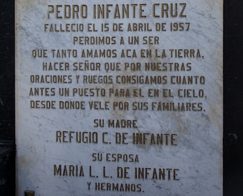 Pedro Infante murió en un