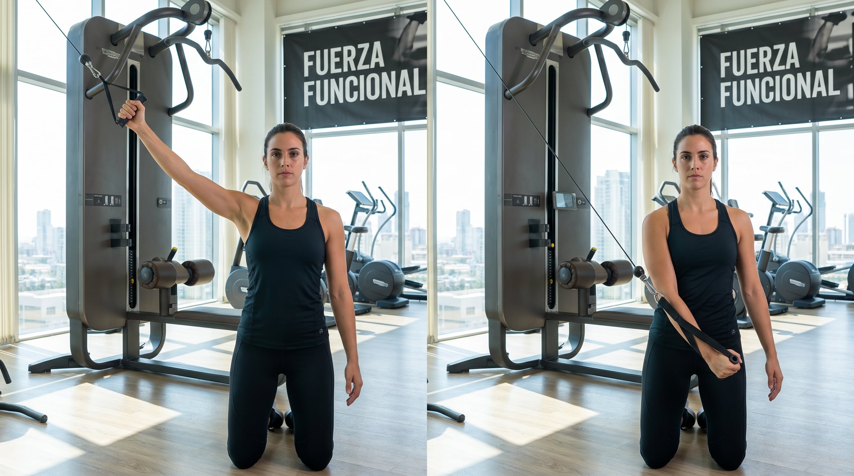 El cierre unilateral orienta el brazo más allá de la línea media del abdomen para trabajar las zonas inferior y lateral del pecho. (Imagen Ilustrativa Infobae)
