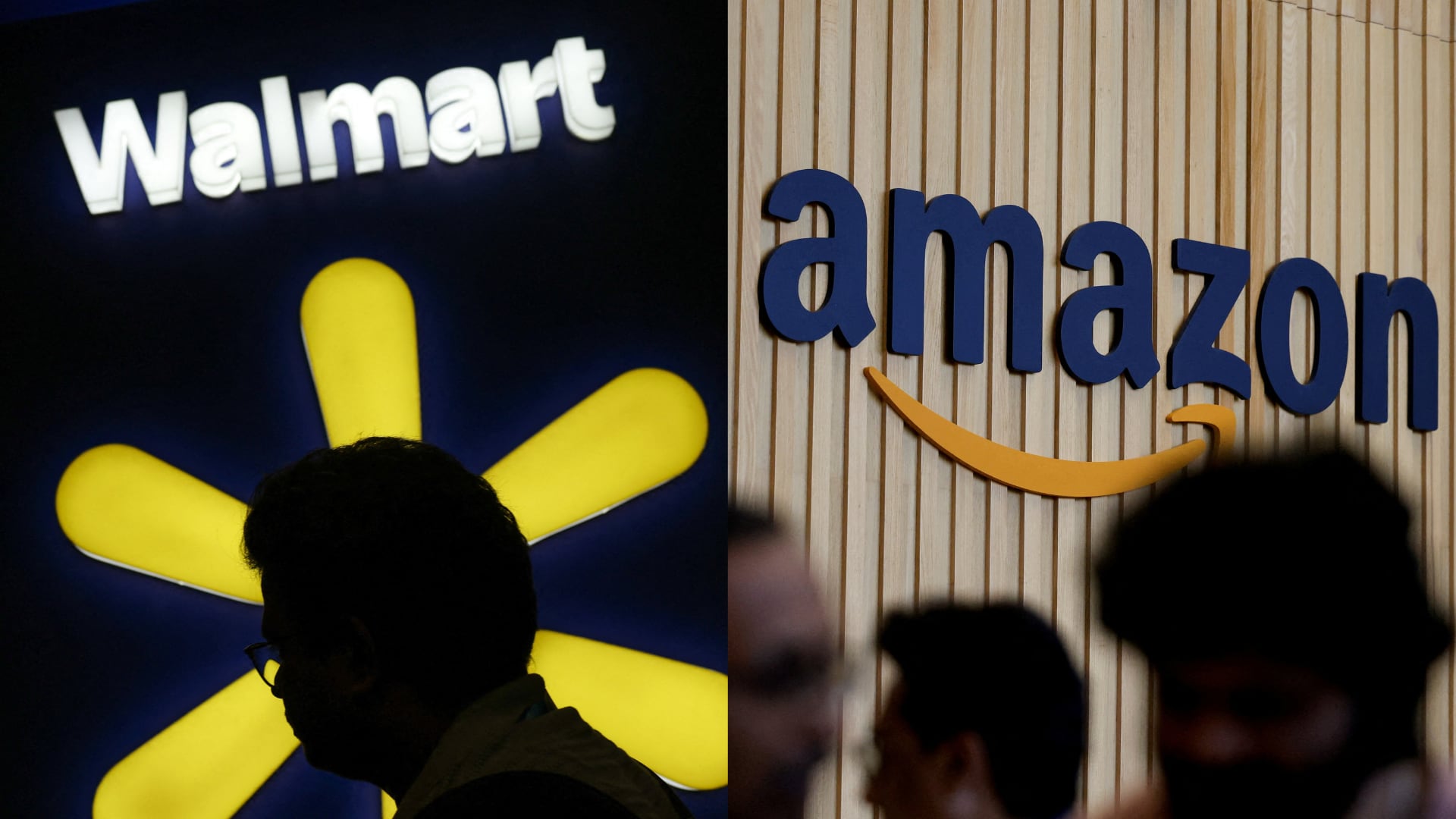 Walmart y Amazon construyeron durante años una ventaja casi imposible de replicar en el delivery de supermercado: infraestructura física, logística propia y millones de clientes cautivos (REUTERS)