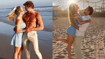 Gabriel Soto es criticado por compartir nuevas fotos románticas con Colibrí Jiménez y lo comparan con Christian Nodal