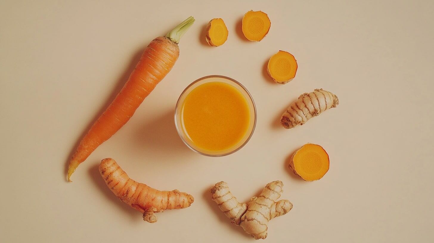 La receta de jugo de zanahoria con jengibre destaca por su aporte de betacarotenos y propiedades antiinflamatorias - (Imagen Ilustrativa Infobae)