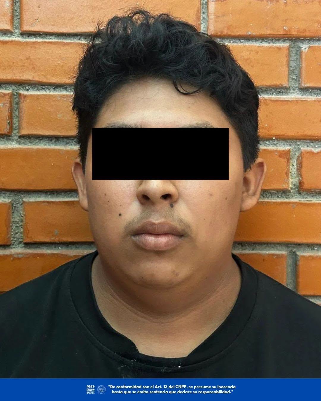 El Ácido, sicario de Los Cromos en Oaxaca. Crédito: FGEO