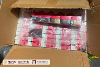 De Corea a CDMX: aseguran más de 1 millón de cigarrillos apócrifos en el AICM