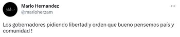 Trinos del empresario Mario Hernández