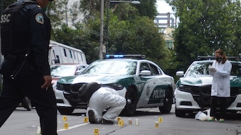 Escena del crimen en la