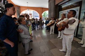 El mariachi es habitual en