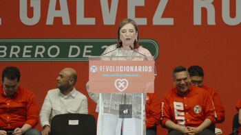 Xóchitl Gálvez la constancia de
