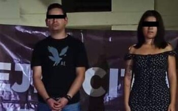 También fue capturada una mujer