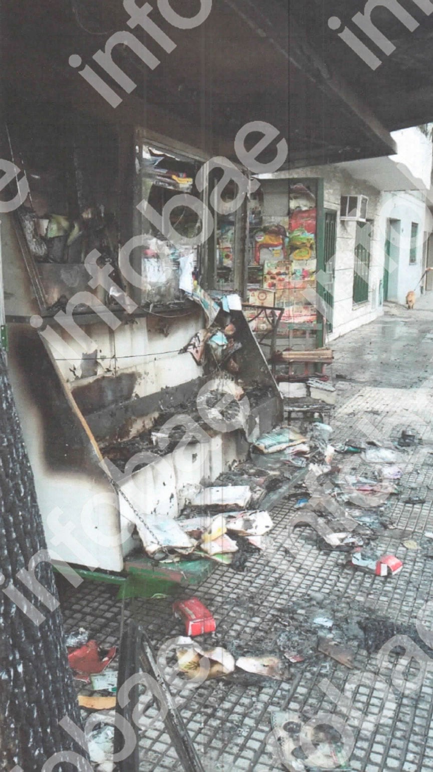 La demanda había sido presentada por un hombre de 69 años, titular del kiosco de diarios incendiado, quien reclamó una reparación por los perjuicios derivados del fuego. (Poder Judicial)