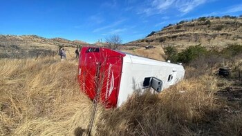 El choque de un autobús