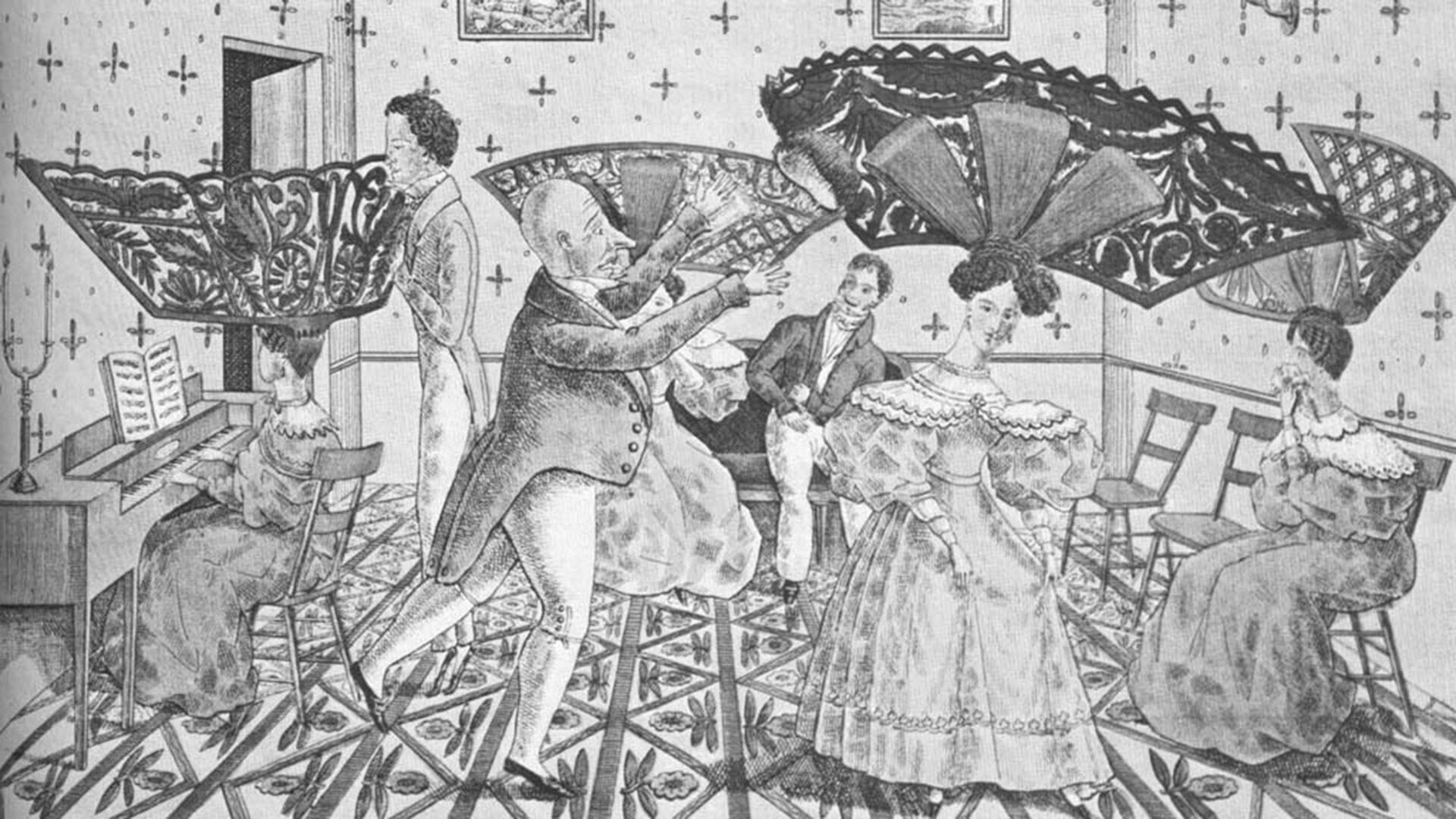 Es anacrónica la imagen que tenemos en el imaginario del 25 de mayo de 1810, de las mujeres usando grandes peinetones, mantillas y miriñaques