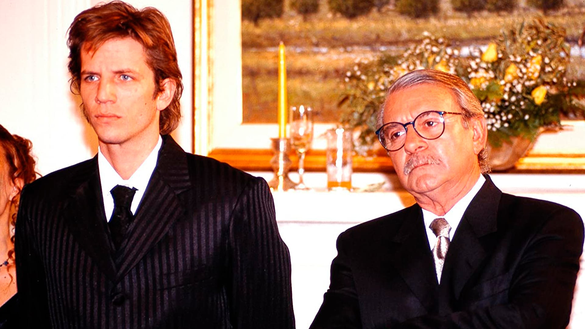 Facundo Arana compartiendo ficción con Rodolfo Machado