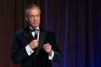 El político británico Nigel Farage