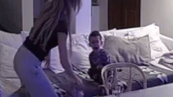 El pequeño se angustió al