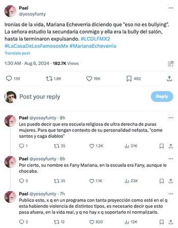 Exhiben a Mariana Echeverría en