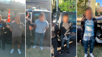 Los cuatro detenidos