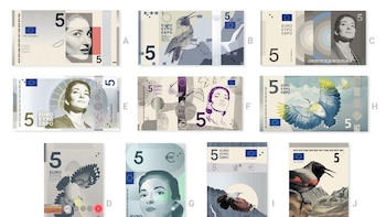 El BCE abre la encuesta pública para elegir entre los diez diseños de los nuevos billetes de euro