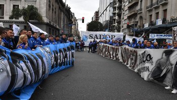 Movilización en el Congreso