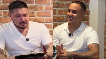 Jesús Barco respondió con humor a la referencia de Vargas sobre el “10 de la calle”, mostrando complicidad y buena disposición ante las preguntas sobre su vida familiar.