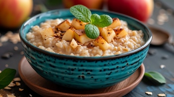 Para consumir avena con manzana