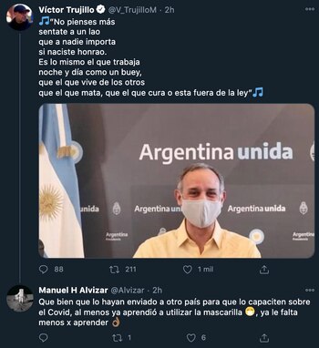 Brozo y Gatell (Foto: Twitter@V_TrujilloM)