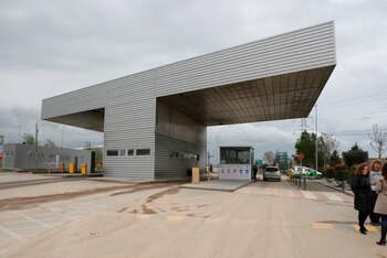 Entrada de la incineradora de