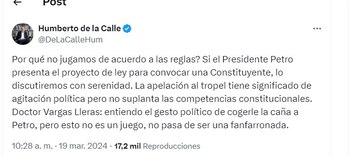 Humberto de la Calle responde