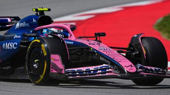 Franco Colapinto en el circuito