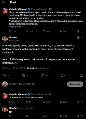 La vicepresidente no se calló