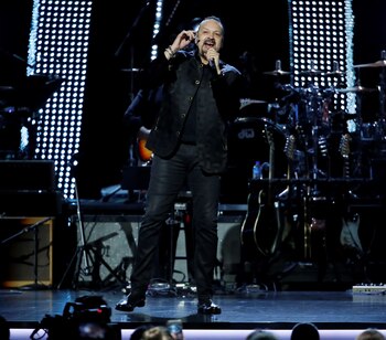 Fotografía de archivo del cantante