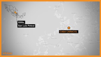 Localización de Casa Caracol. Infobae