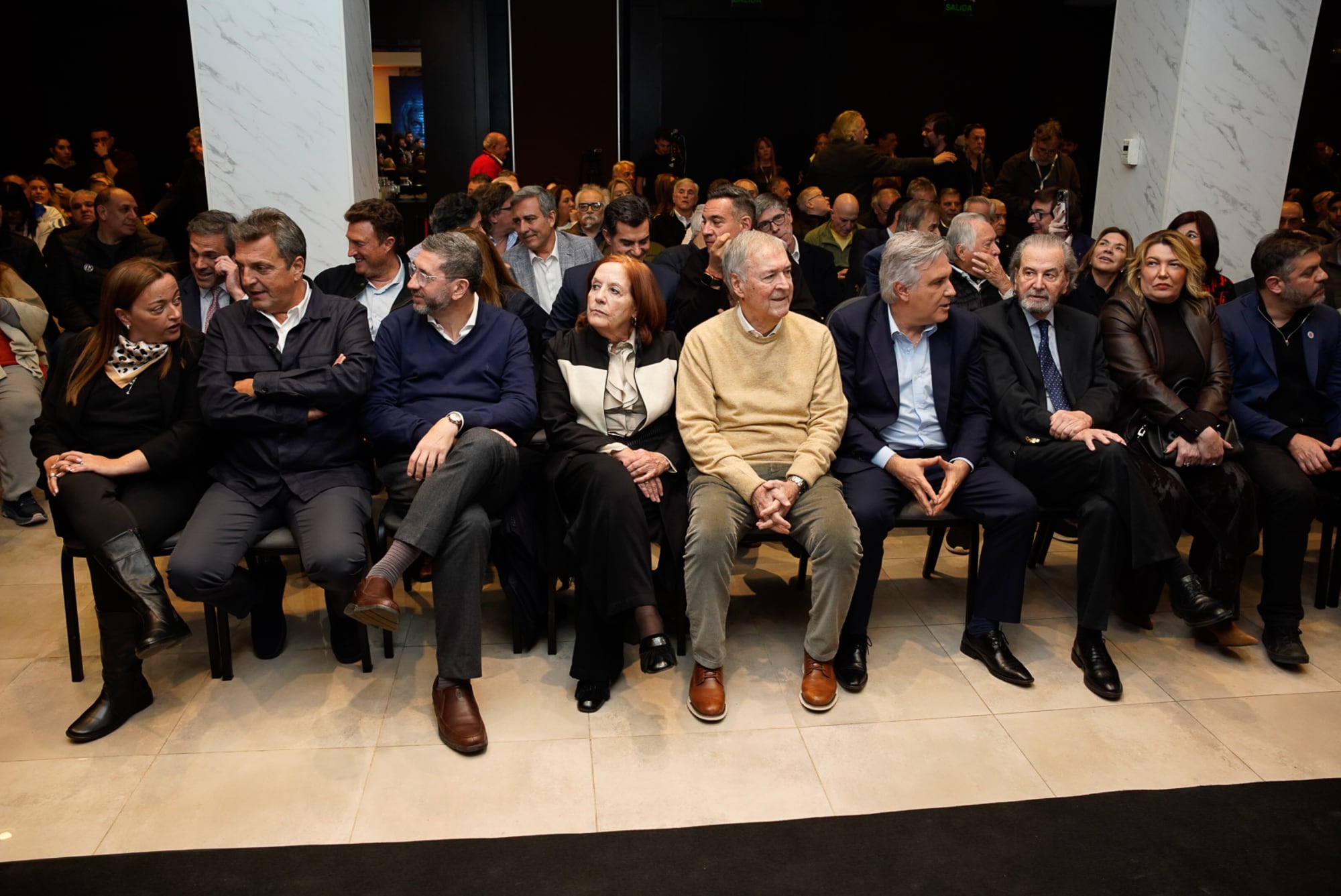 Los dirigentes del peronismo que estuvieron en el homenaje a José Manuel de la Sota (RS Fotos)