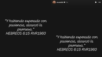 Mensaje reflexivo de Olinda Castañeda tras la muerte de su expareja.