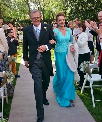 María junto a su ex