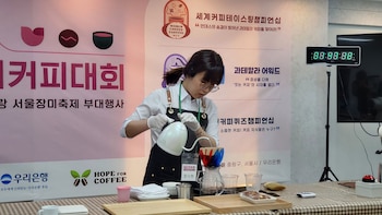 Guatemala impulsa café guatemalteco en corea del Sur en evento de baristas