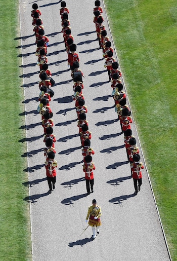 La banda militar fue la encargada de interpretar las marchas durante la procesión del funeral