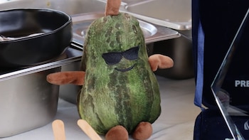 Un simpático zapallo loche con