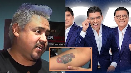 Lucho Cuéllar muestra su tatuaje en honor al Grupo 5 y reclama: “Ellos me sacaron de las redes”   