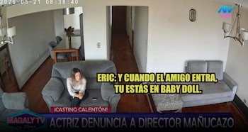 Joven denuncia a trabajador de Del Barrio Producciones por supuesto casting en su casa: “Ya era como si me va a hacer algo”- Captura: Magaly TV La Firme.