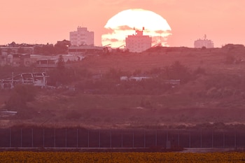 La delegación de seguridad egipcia
