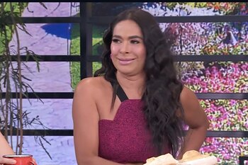 La conductora se casó con Fernando Reina Iglesias en 2011, dos años después de la muerte de 'El Barbas'. (Captura Programa Hoy)