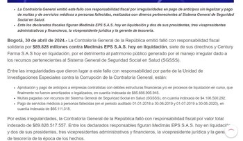 En su página oficial, la