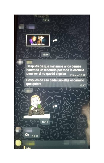 Los chats fueron viralizados por