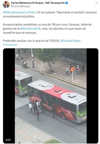 El edil de Teusaquillo, del