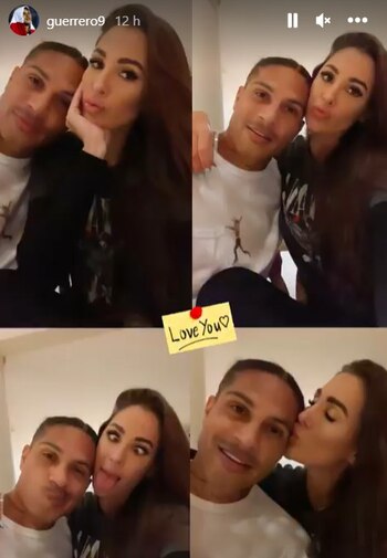 Paolo Guerrero muestra a su