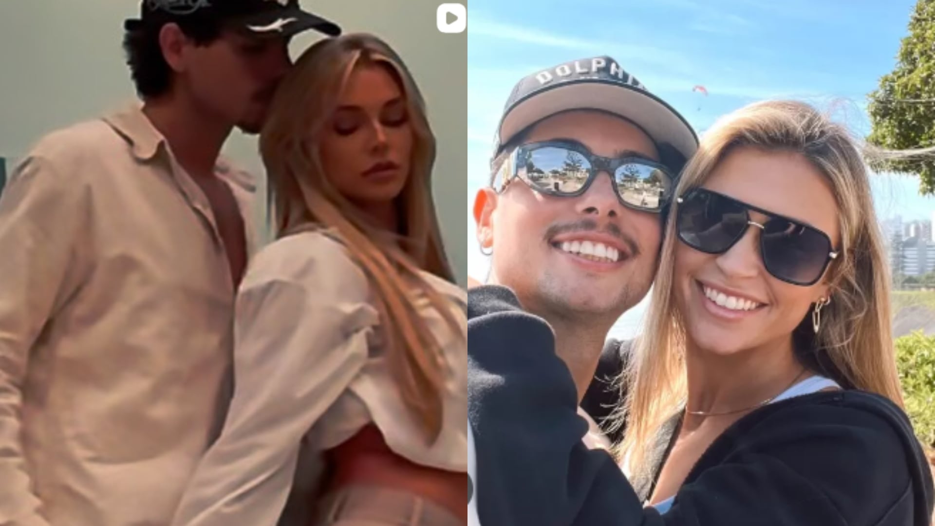 Pato Quiñones presentó a Paige Lilian como su nueva pareja durante un encuentro con la prensa peruana en Los Ángeles.