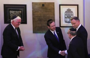 El presidente israelí, Isaac Herzog,