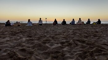 "Amanecer en Cariló" es una